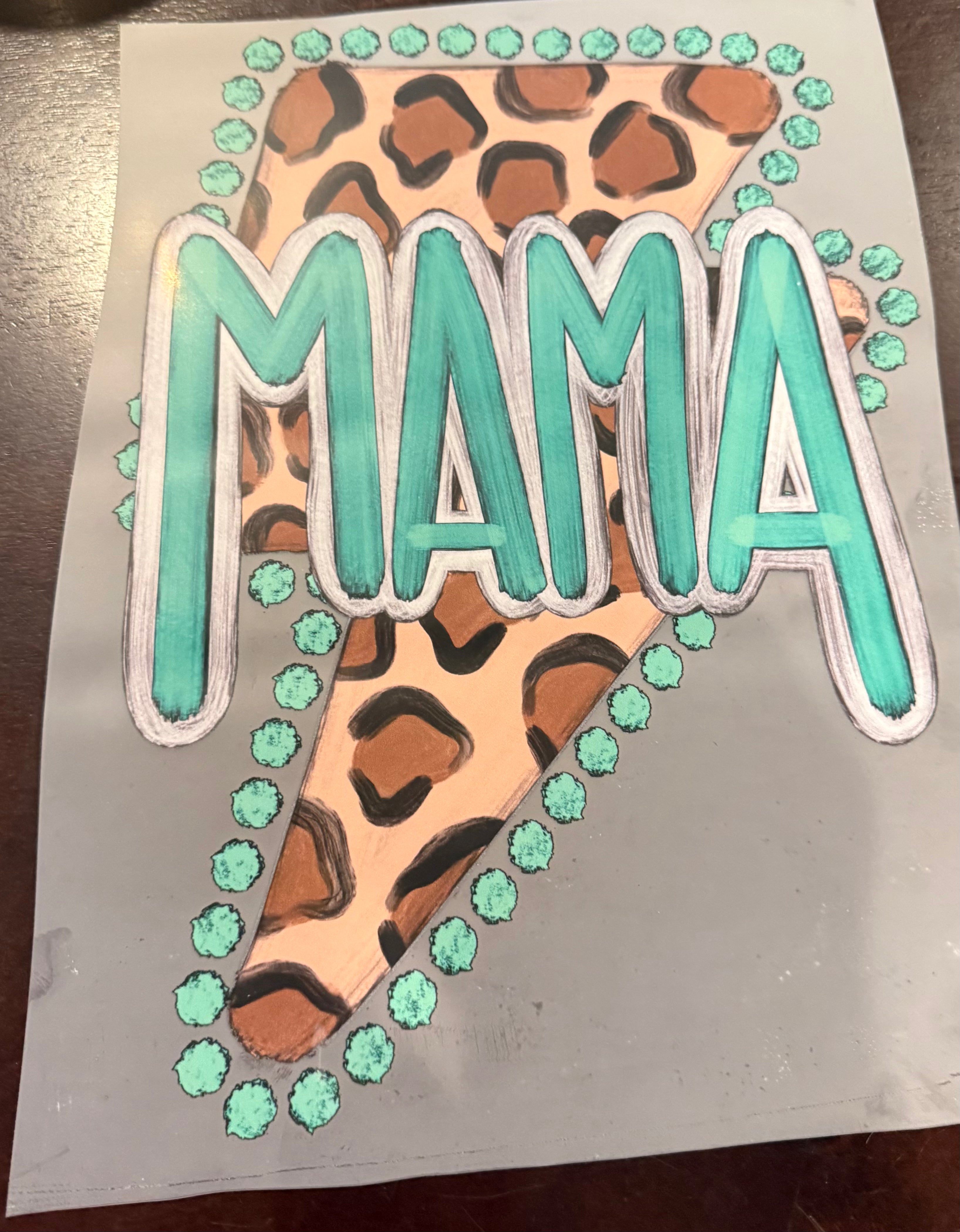 MAMA / LIGHTING BOLT / ANIMAL PRINT - DTF PRINT ONLY