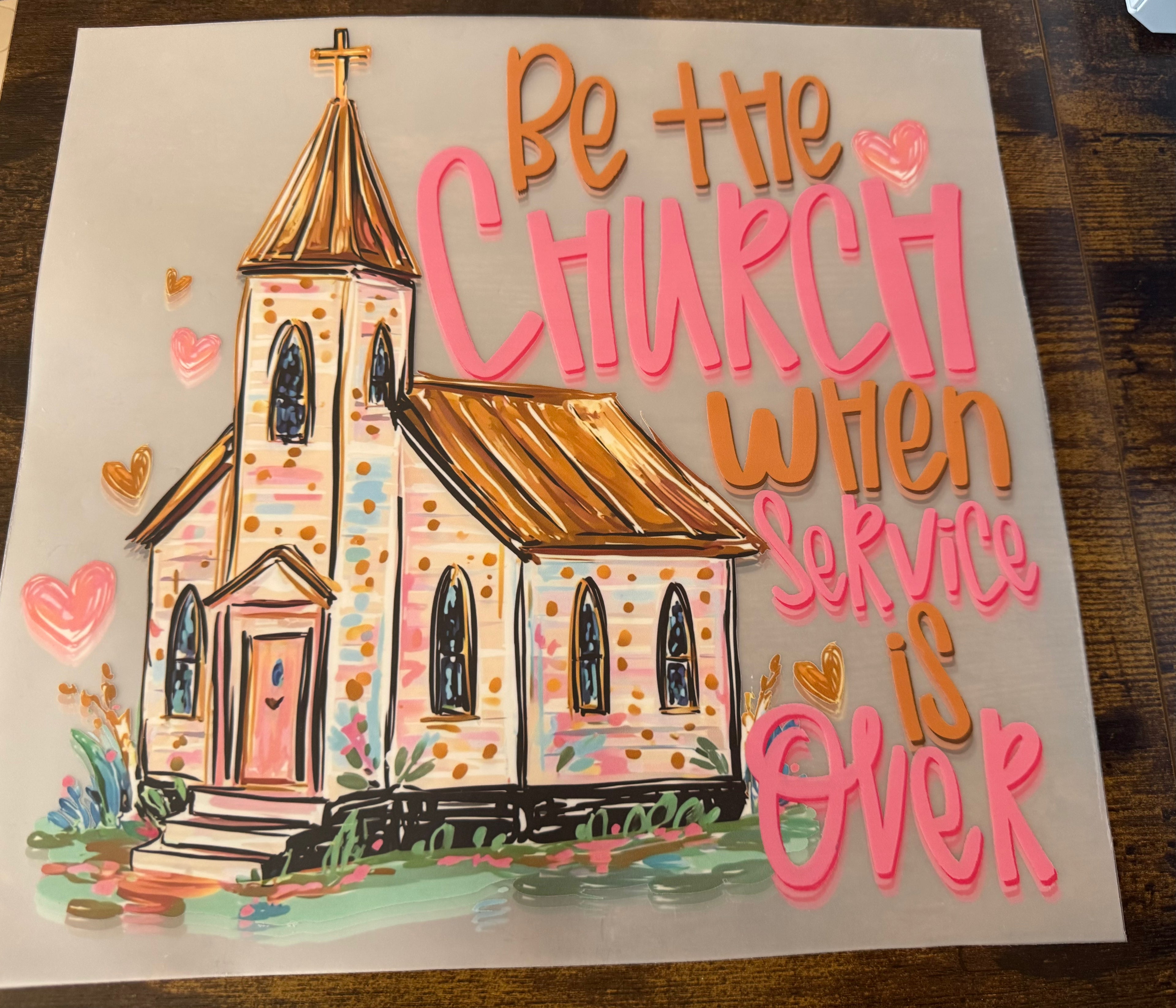 Be The Church - DTF PRINT ONLY
