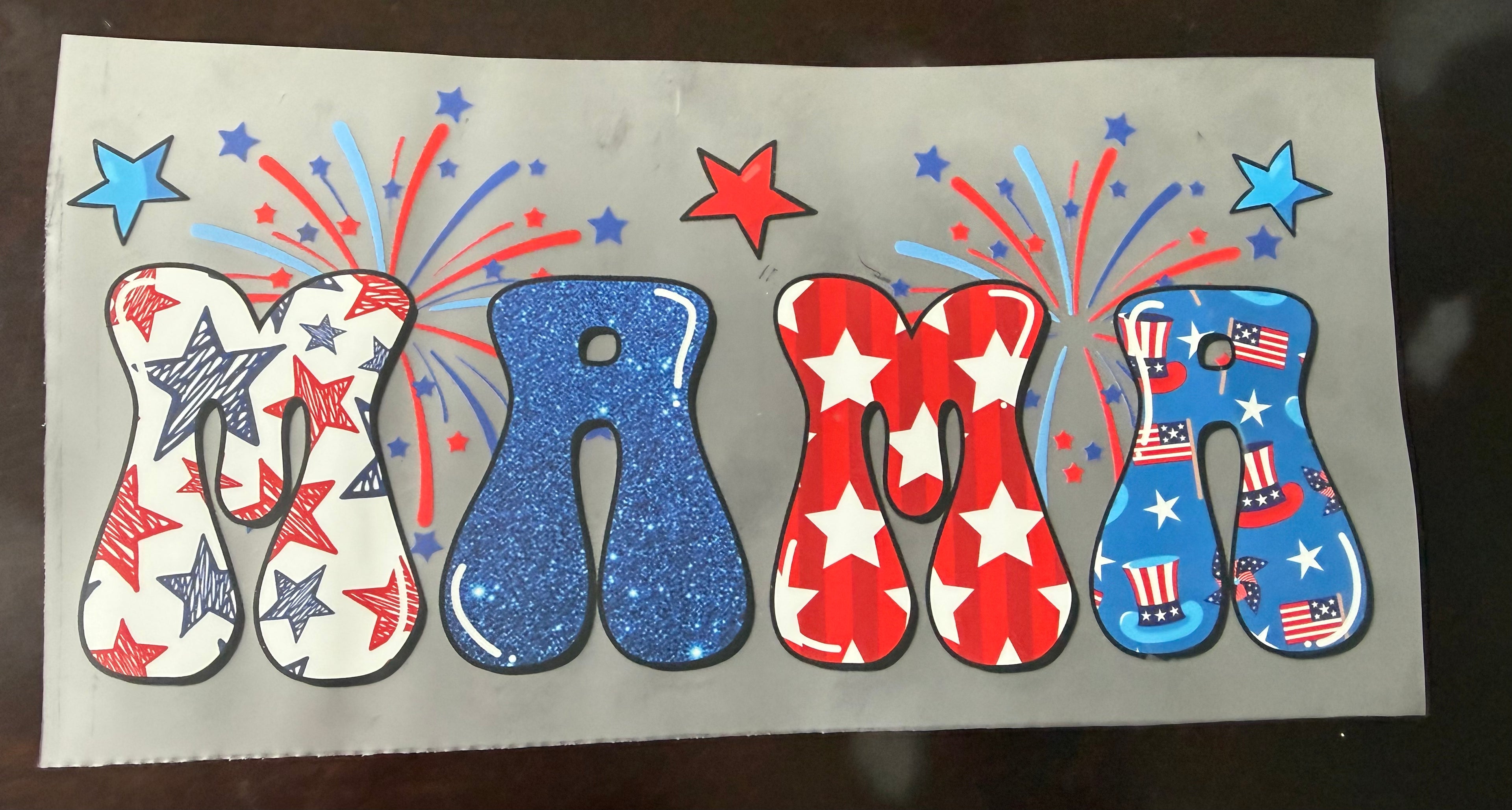 MAMA - AMERICAN FIREWORKS - DTF PRINT