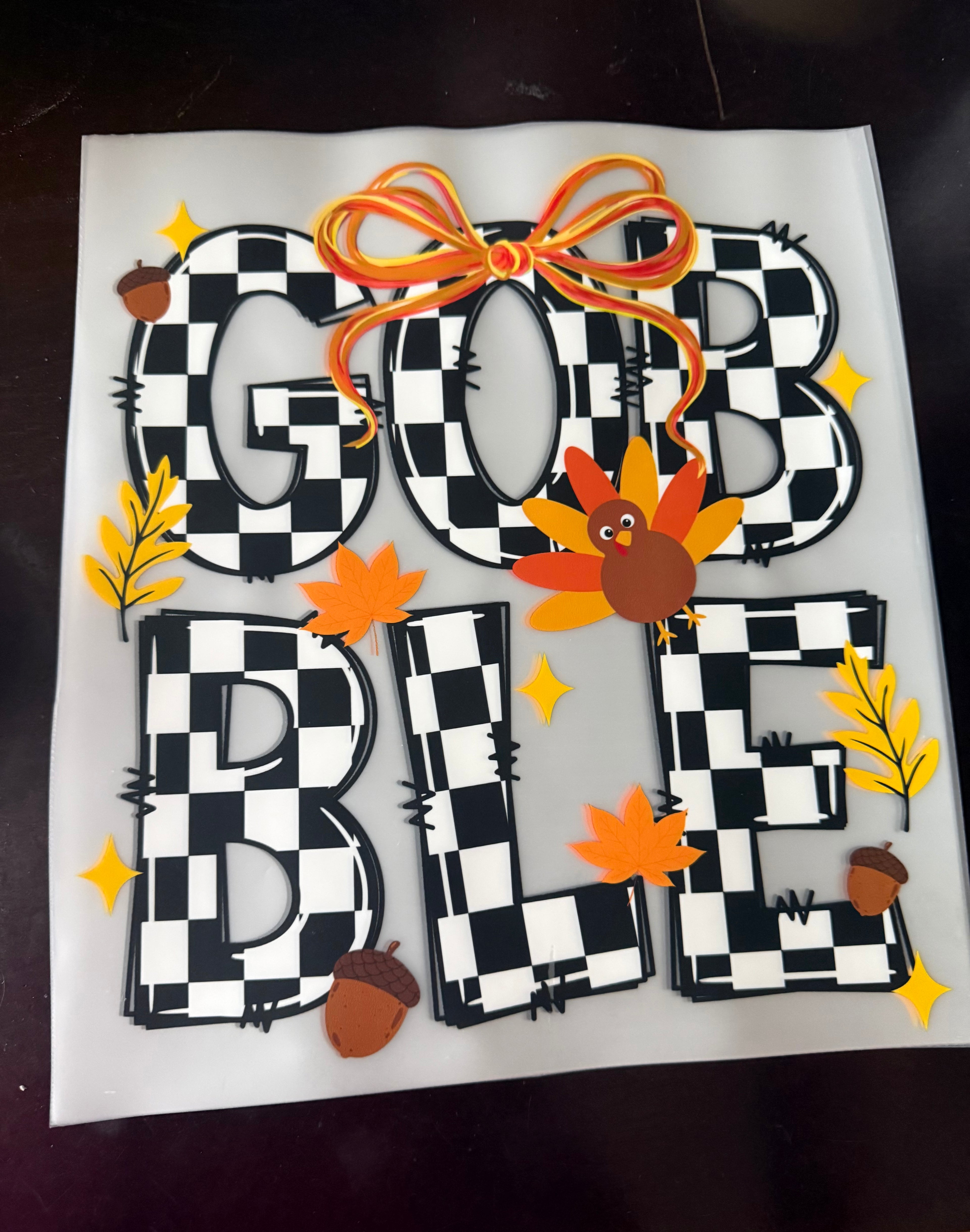 GOBBLE FALL DTF PRINT