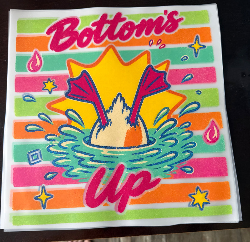 Bottoms Up DTF DUCK PRINT - FUN DESIGN