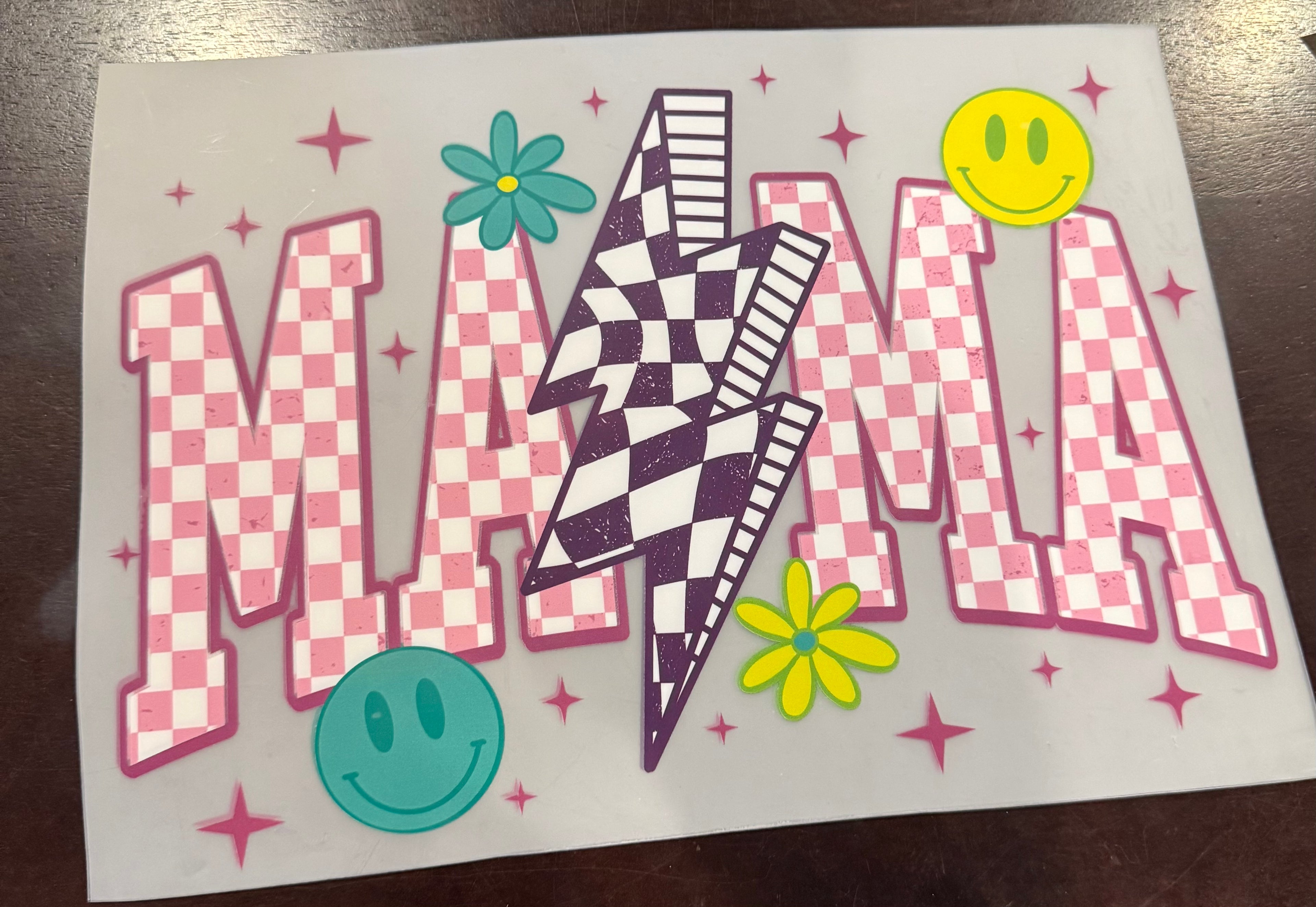MAMA CHECK PRINT - DTF