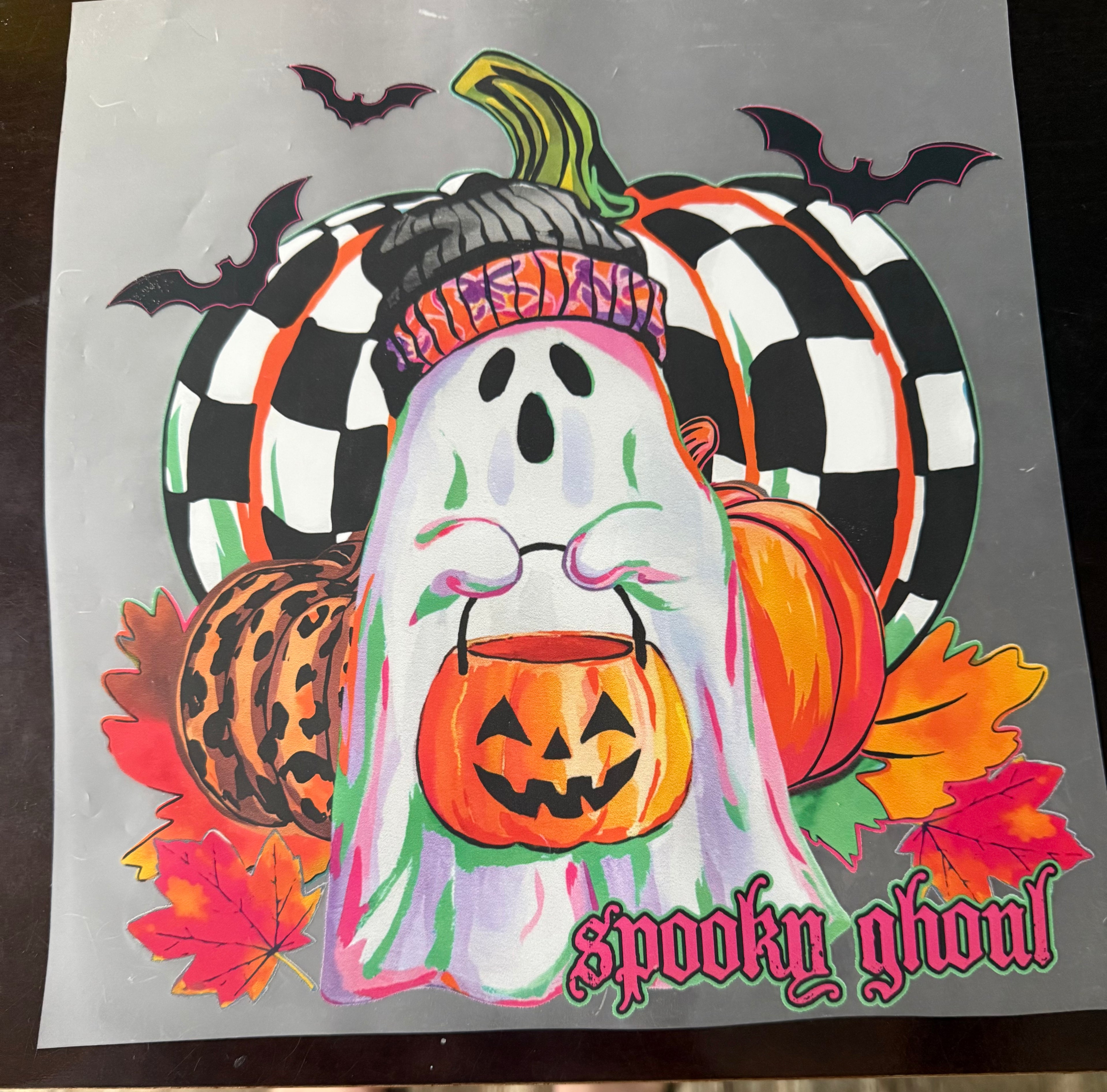 Spooky Ghoul DTF Print - Halloween