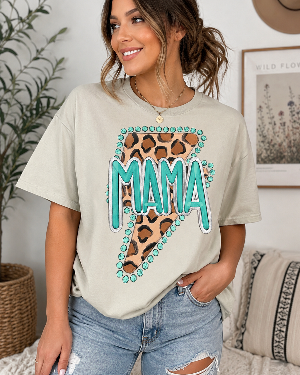 MAMA / LIGHTING BOLT / ANIMAL PRINT - DTF PRINT ONLY