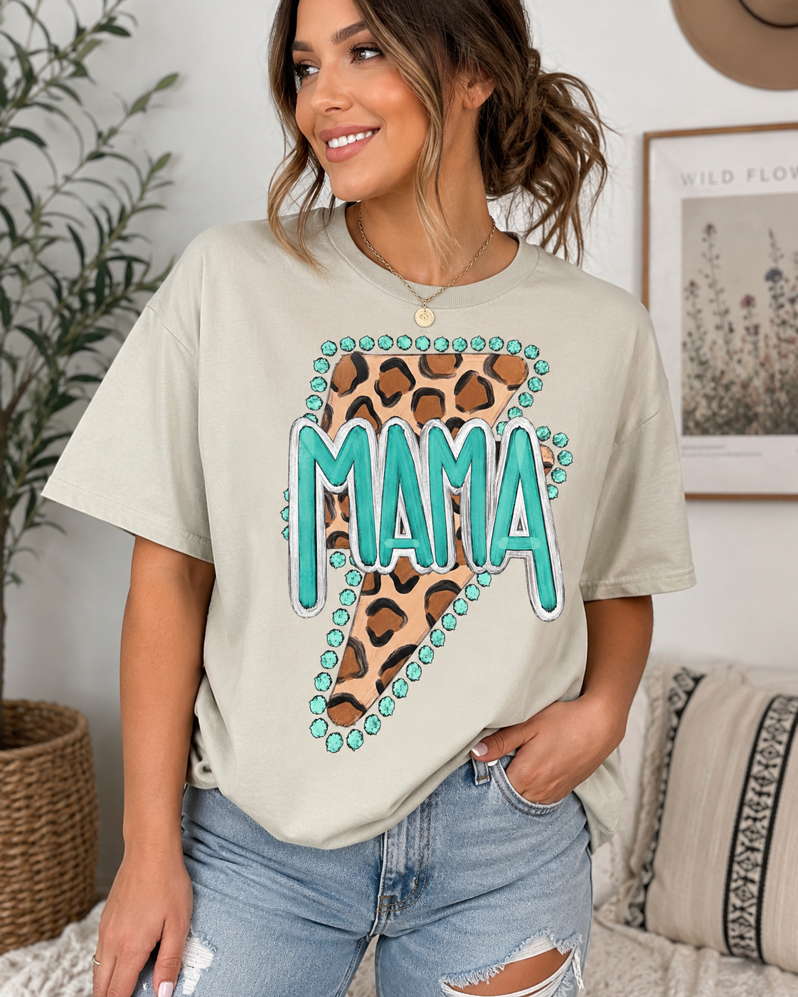MAMA / LIGHTING BOLT / ANIMAL PRINT - DTF PRINT ONLY