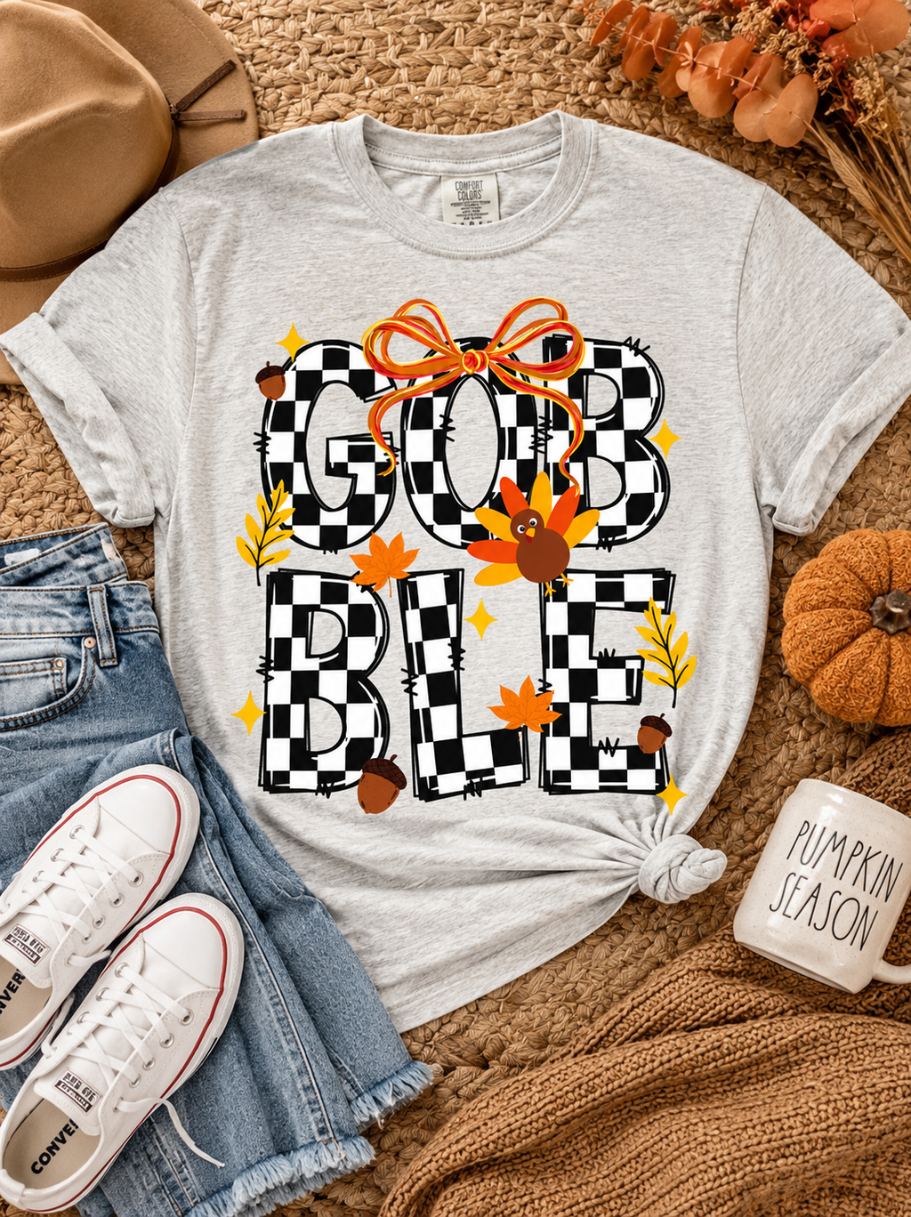 GOBBLE FALL DTF PRINT