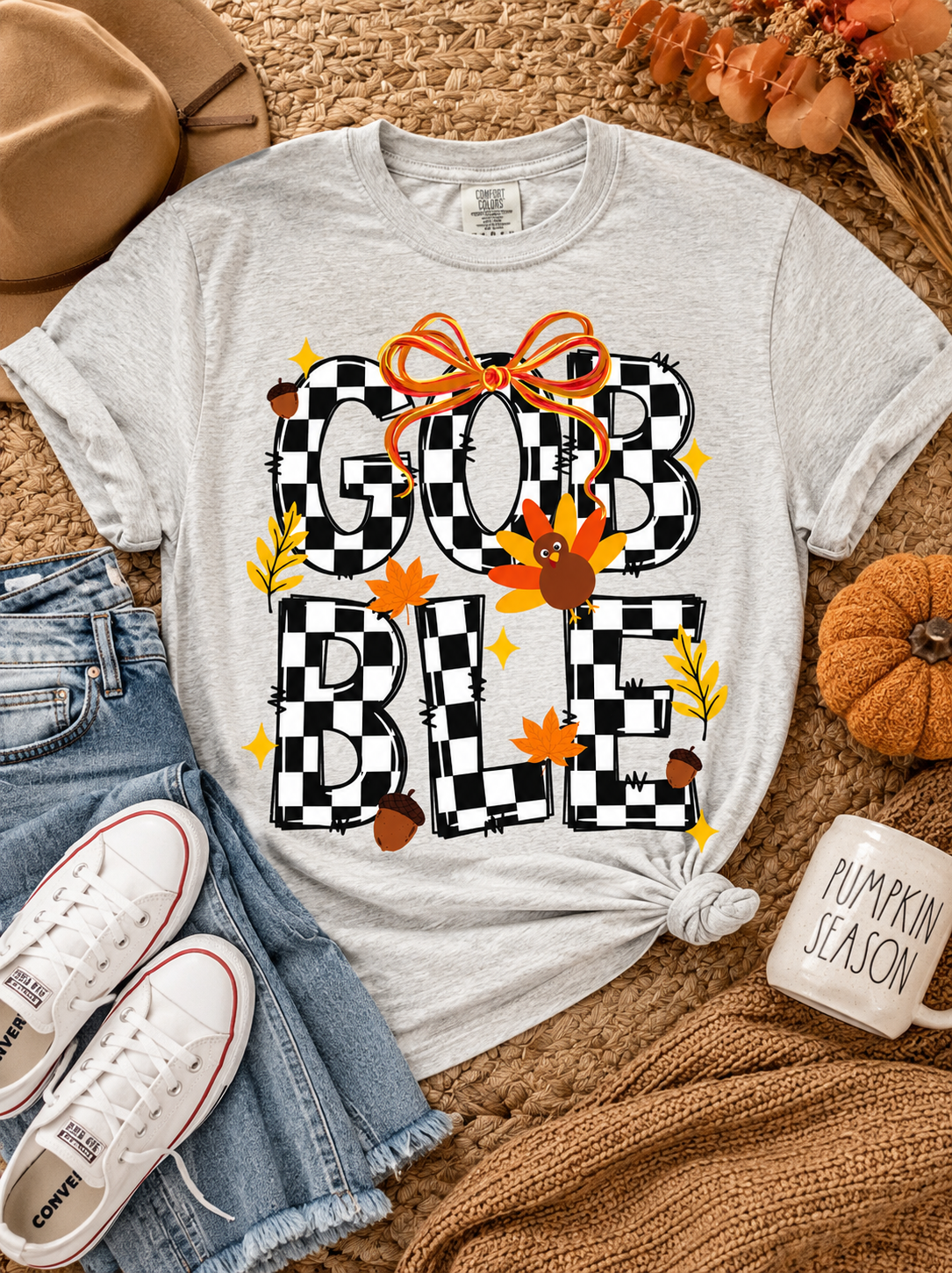 GOBBLE FALL DTF PRINT