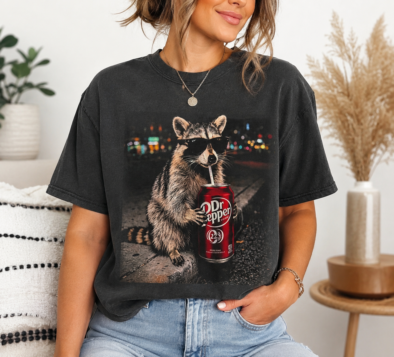 Raccoon Soda DTF Print Only