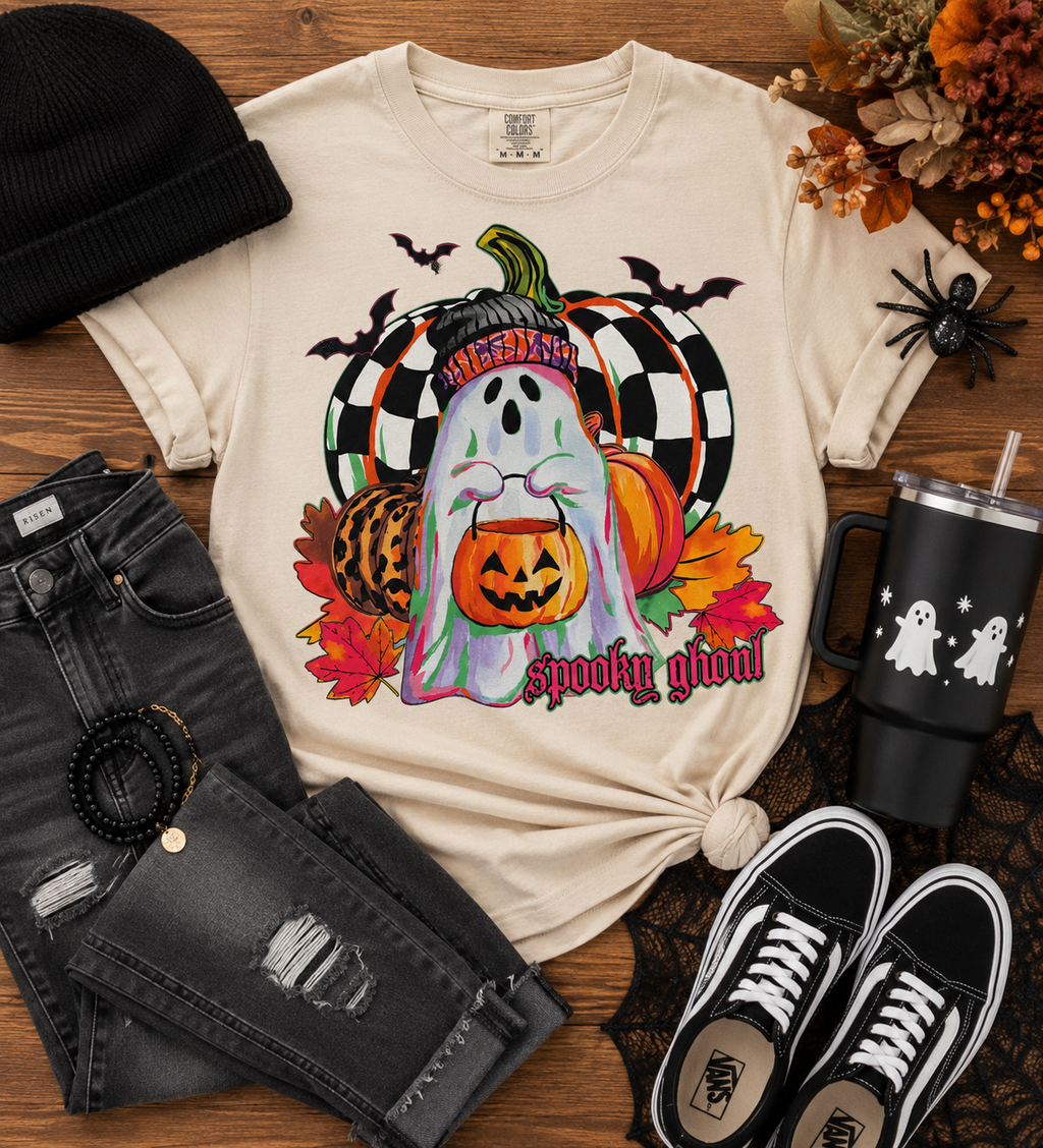 Spooky Ghoul DTF Print - Halloween